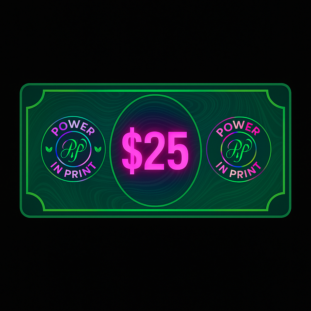 Power in Print Gift Card