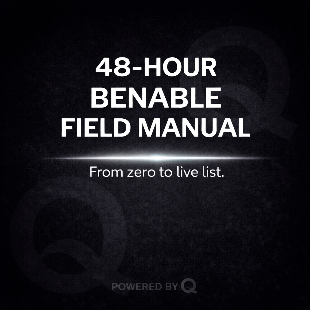 48-Hour Benable Field Manual: Get Paid To Recommend