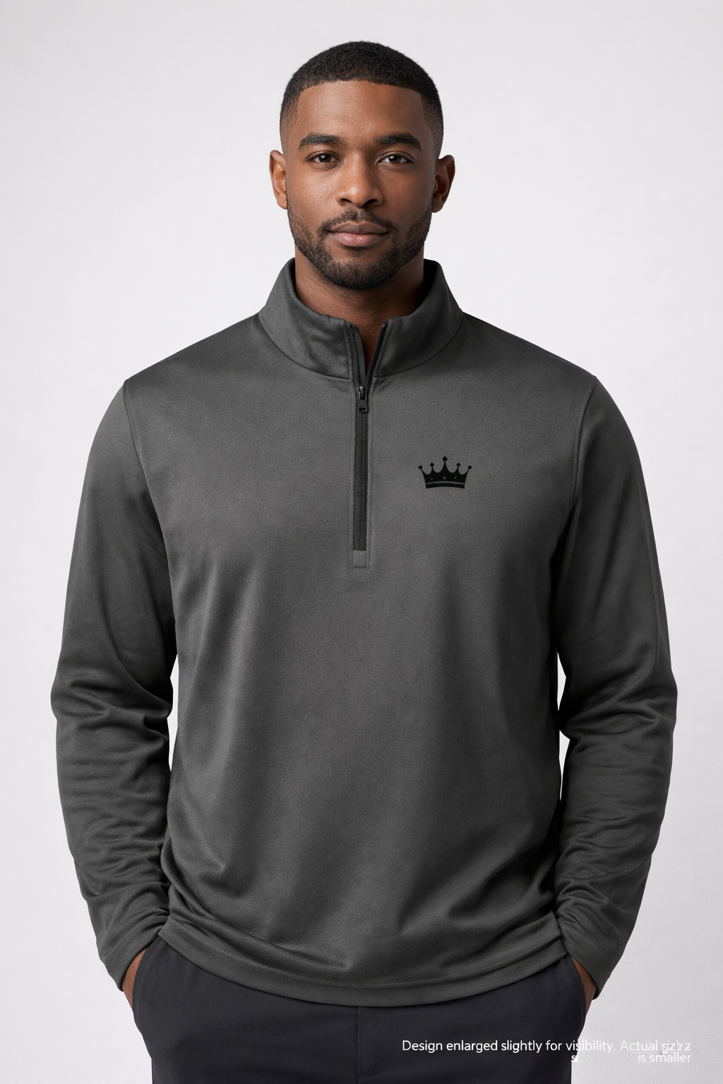 Crown Mark Lightweight Quarter-zip Pullover