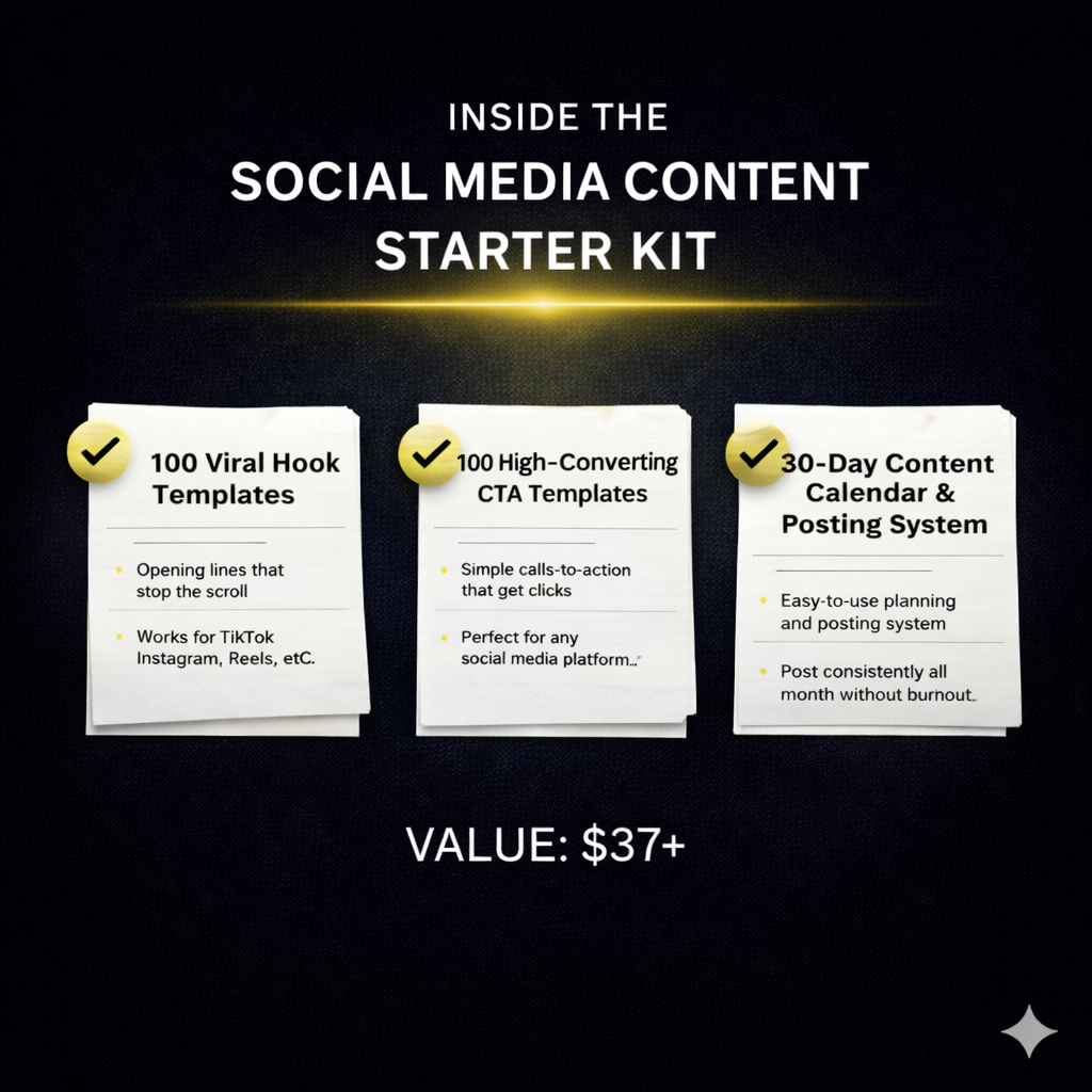 Social Media Content Starter Kit