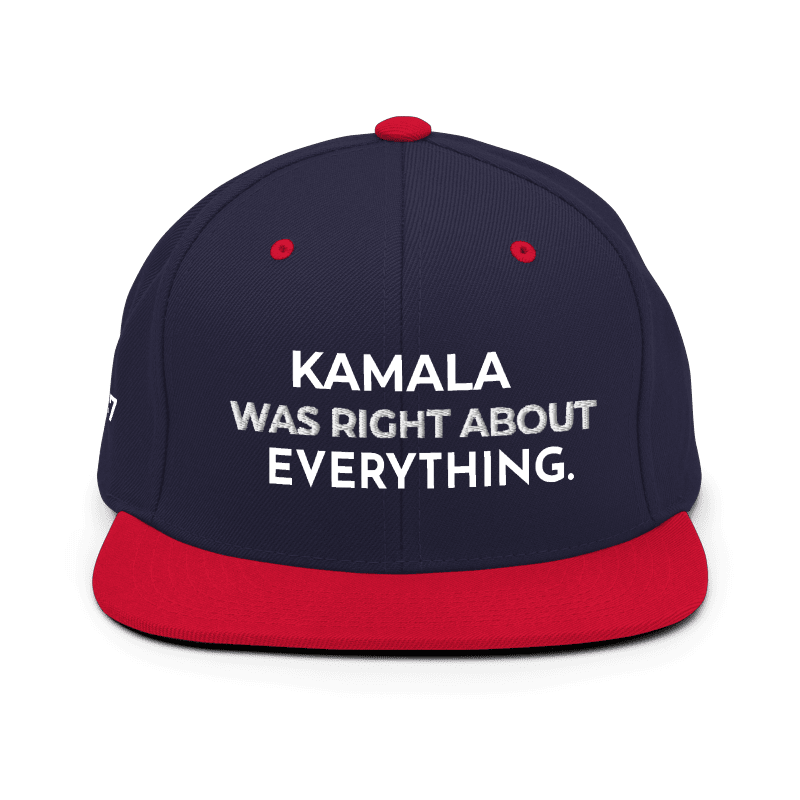 Kamala Was Right Snapback – USA Edition