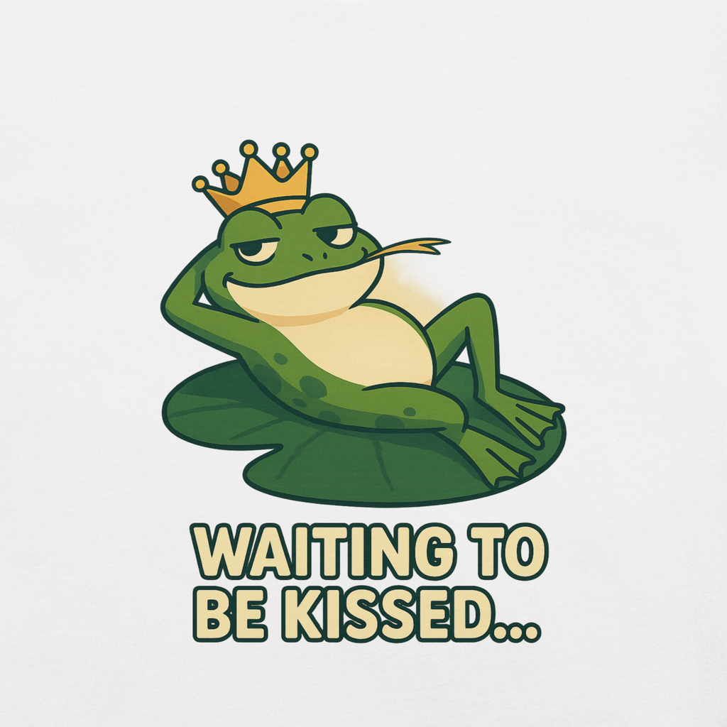 Waiting to Be Kissed – Frog Prince Men's T-shirt