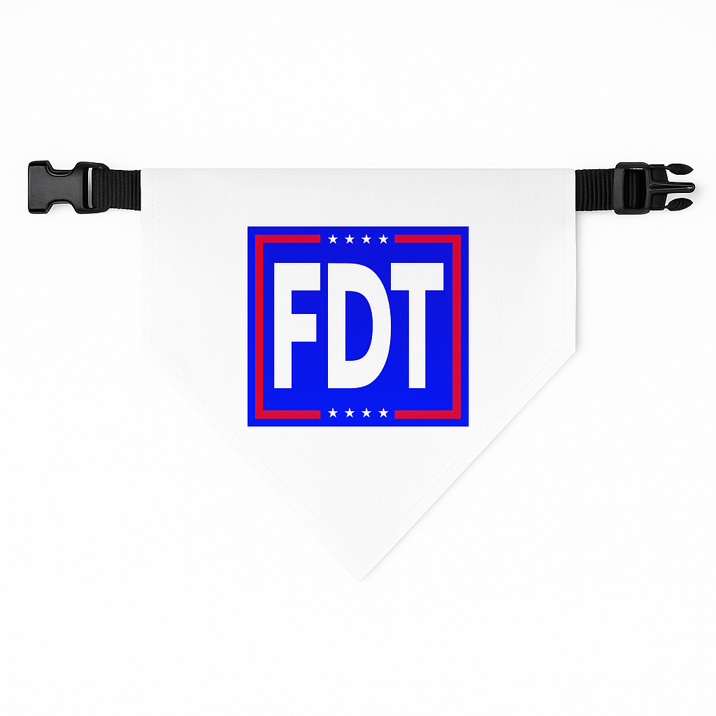 FDT Statement Pet Bandana Collar — USA Edition