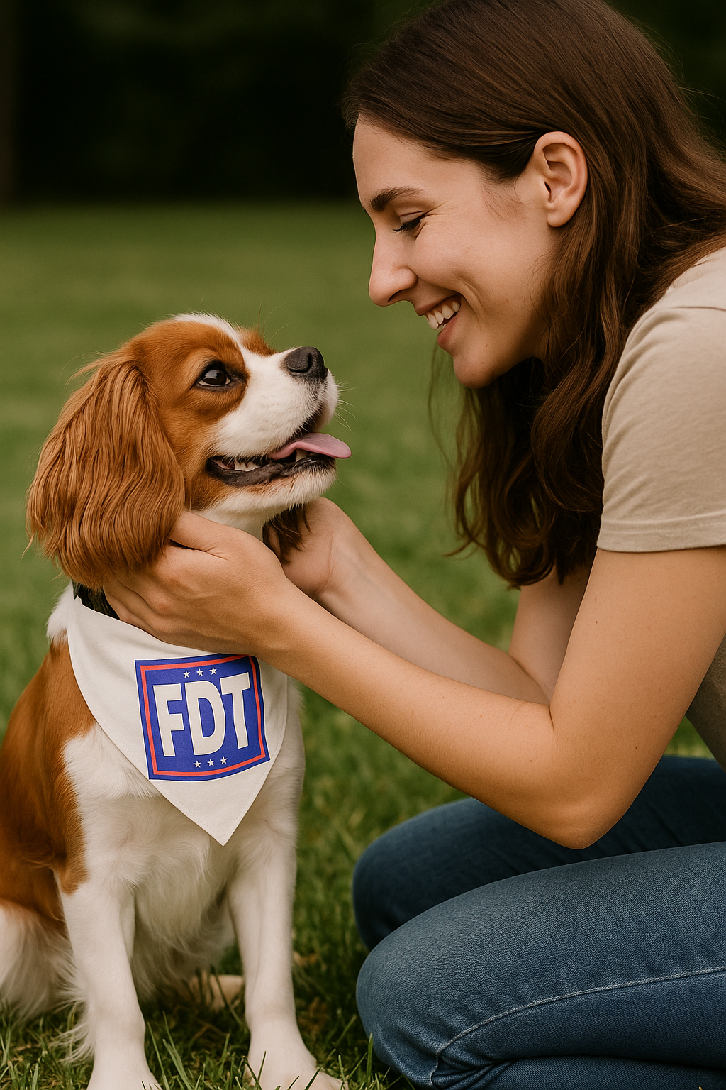 FDT Statement Pet Bandana Collar — USA Edition
