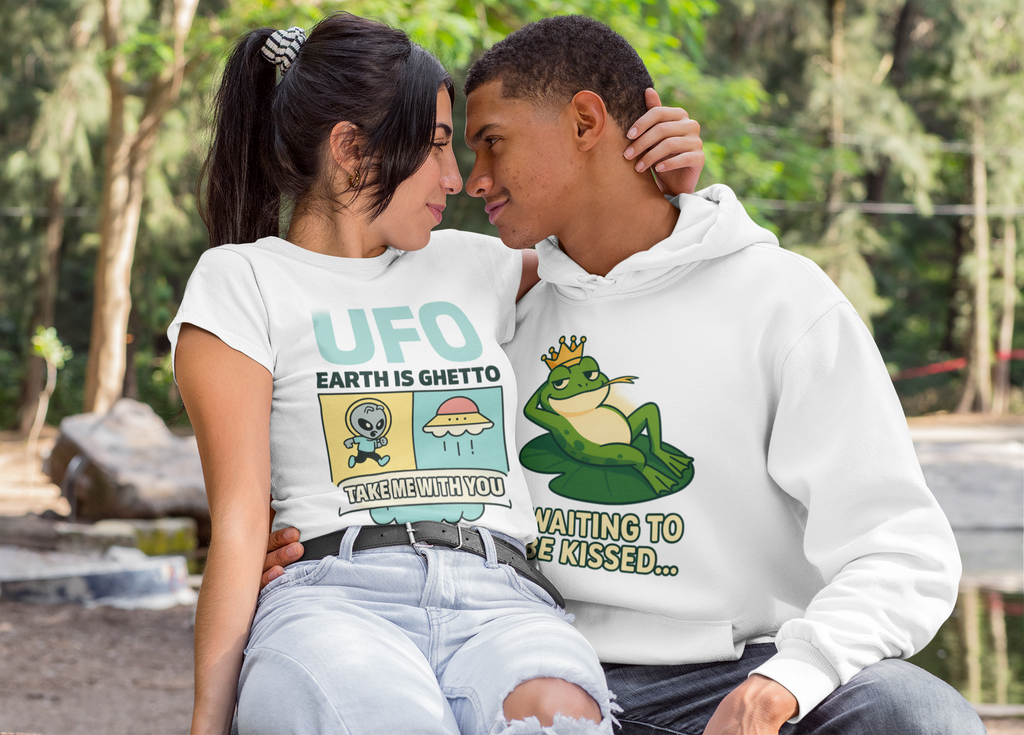 UFO “Earth Is Ghetto — Take Me With You” Graphic Tee - Unisex