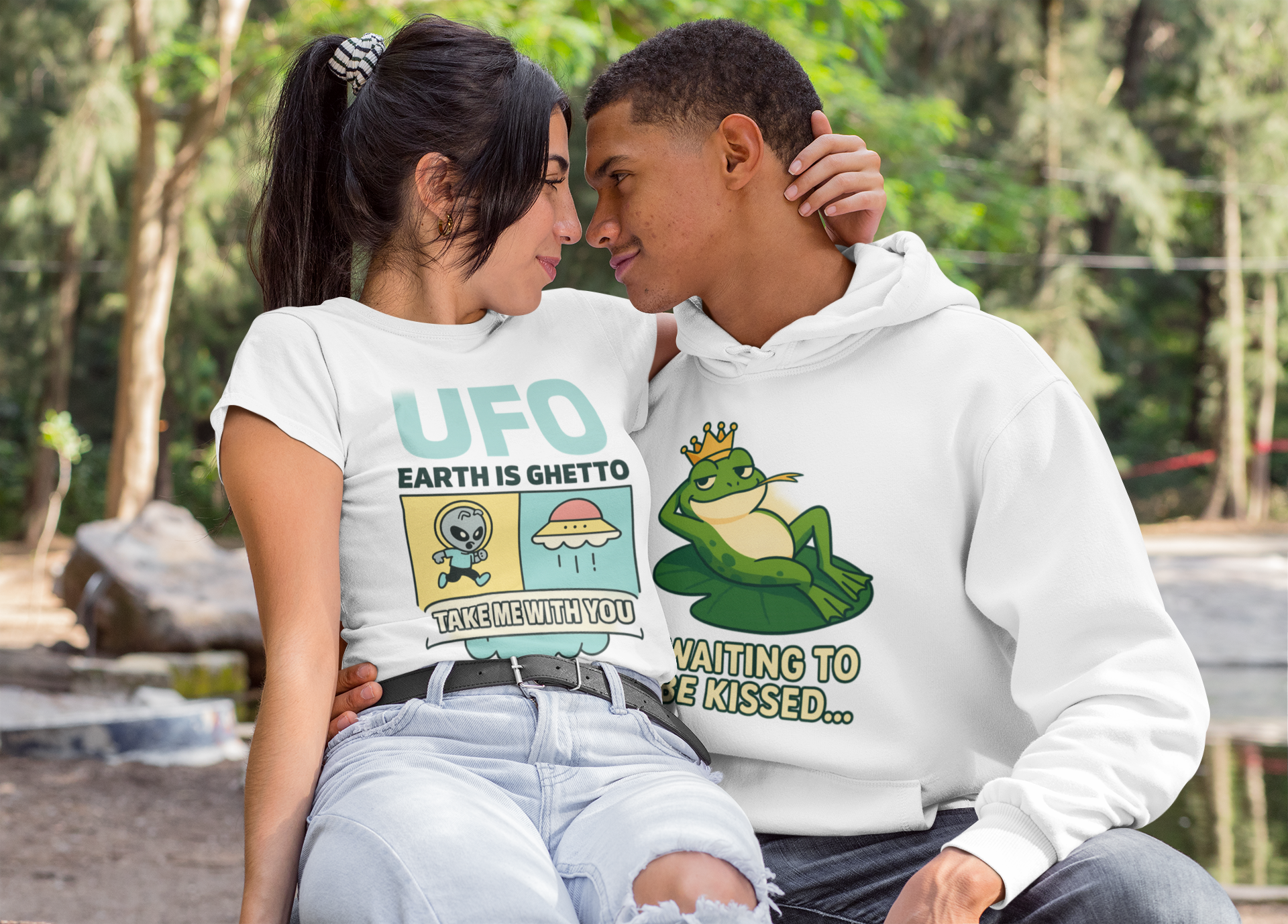 UFO “Earth Is Ghetto — Take Me With You” Graphic Tee - Unisex