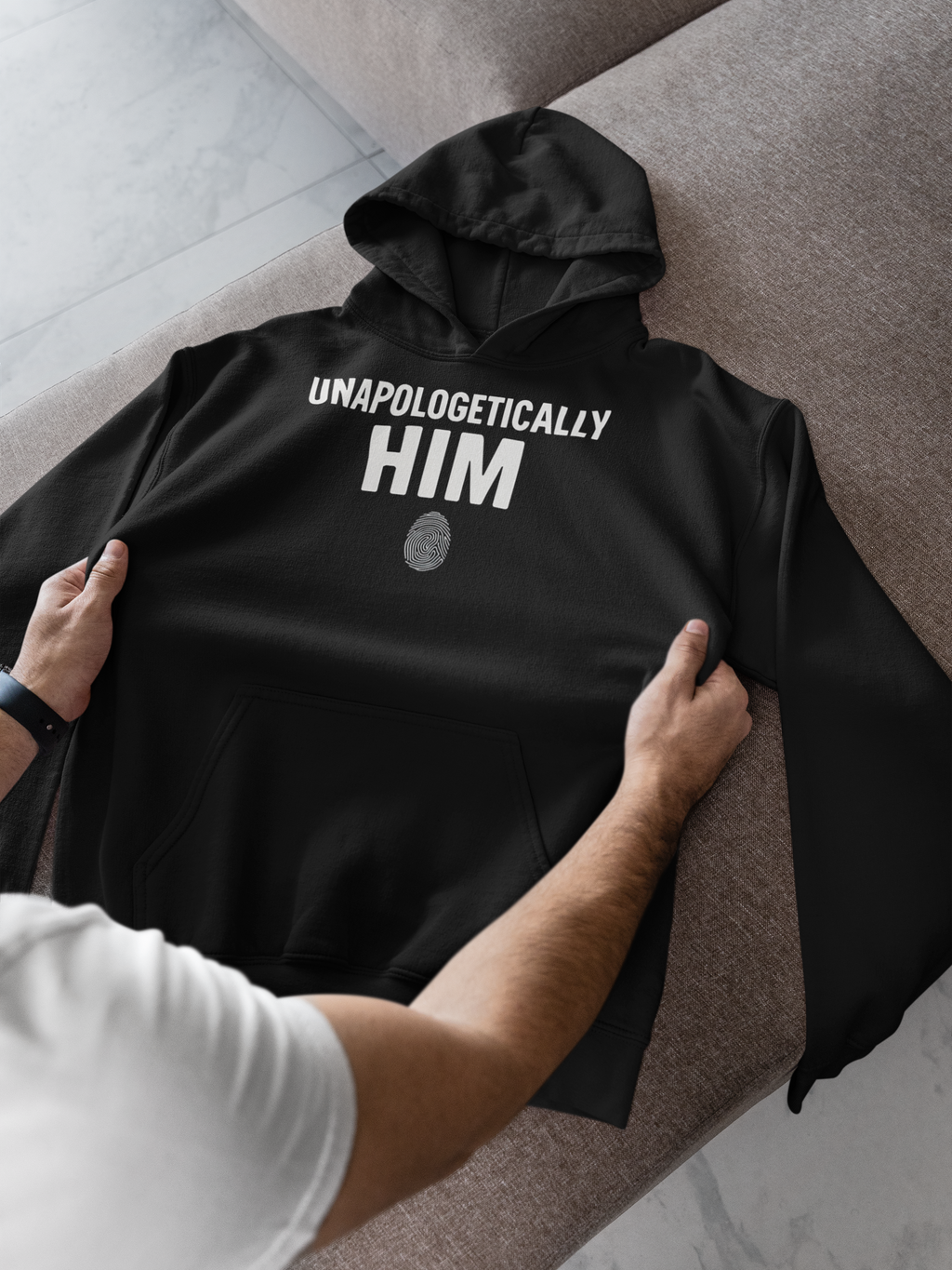 Unapologetically Him Men's Hoodie