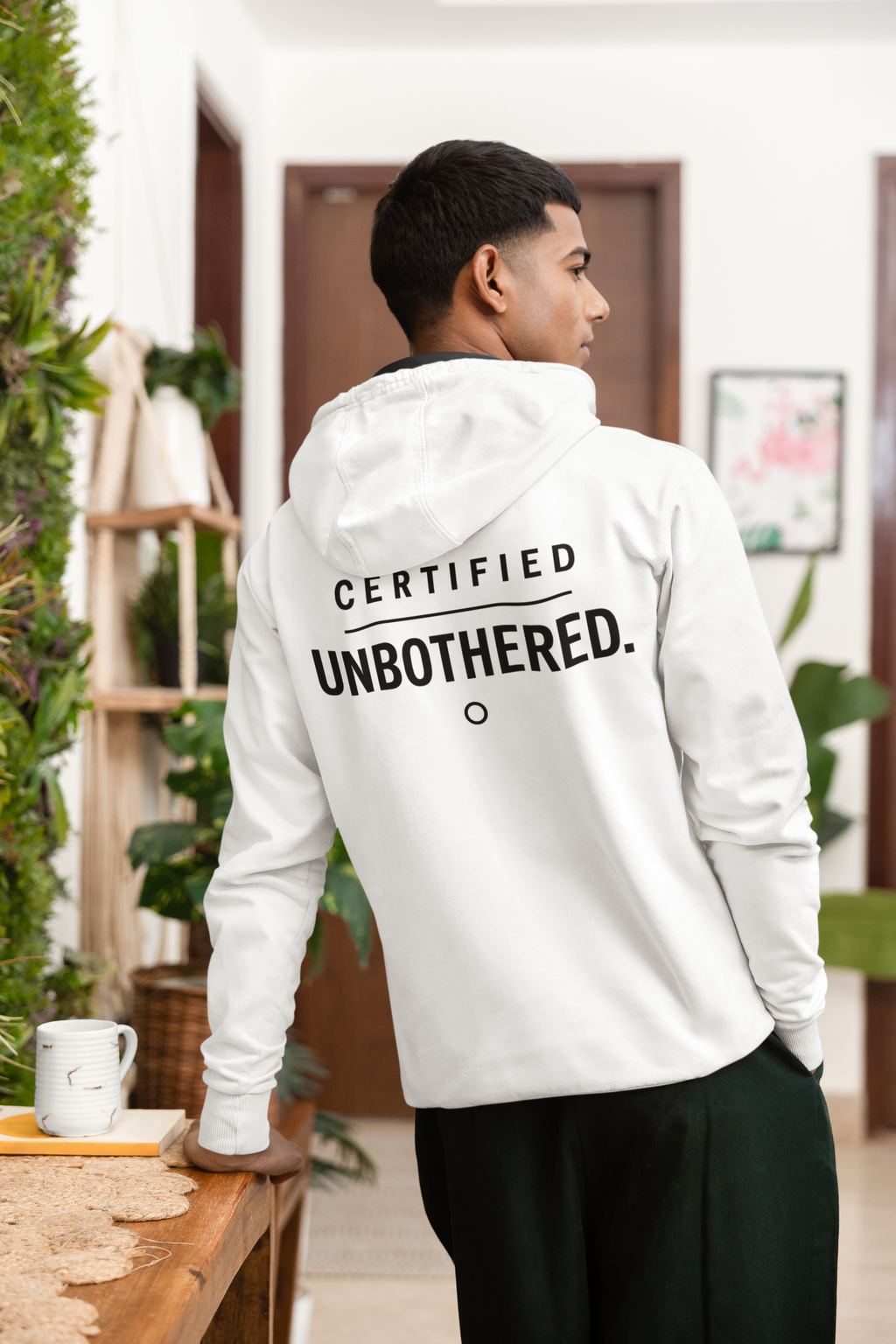 CERTIFIED UNBOTHERED. Oversized Hoodie