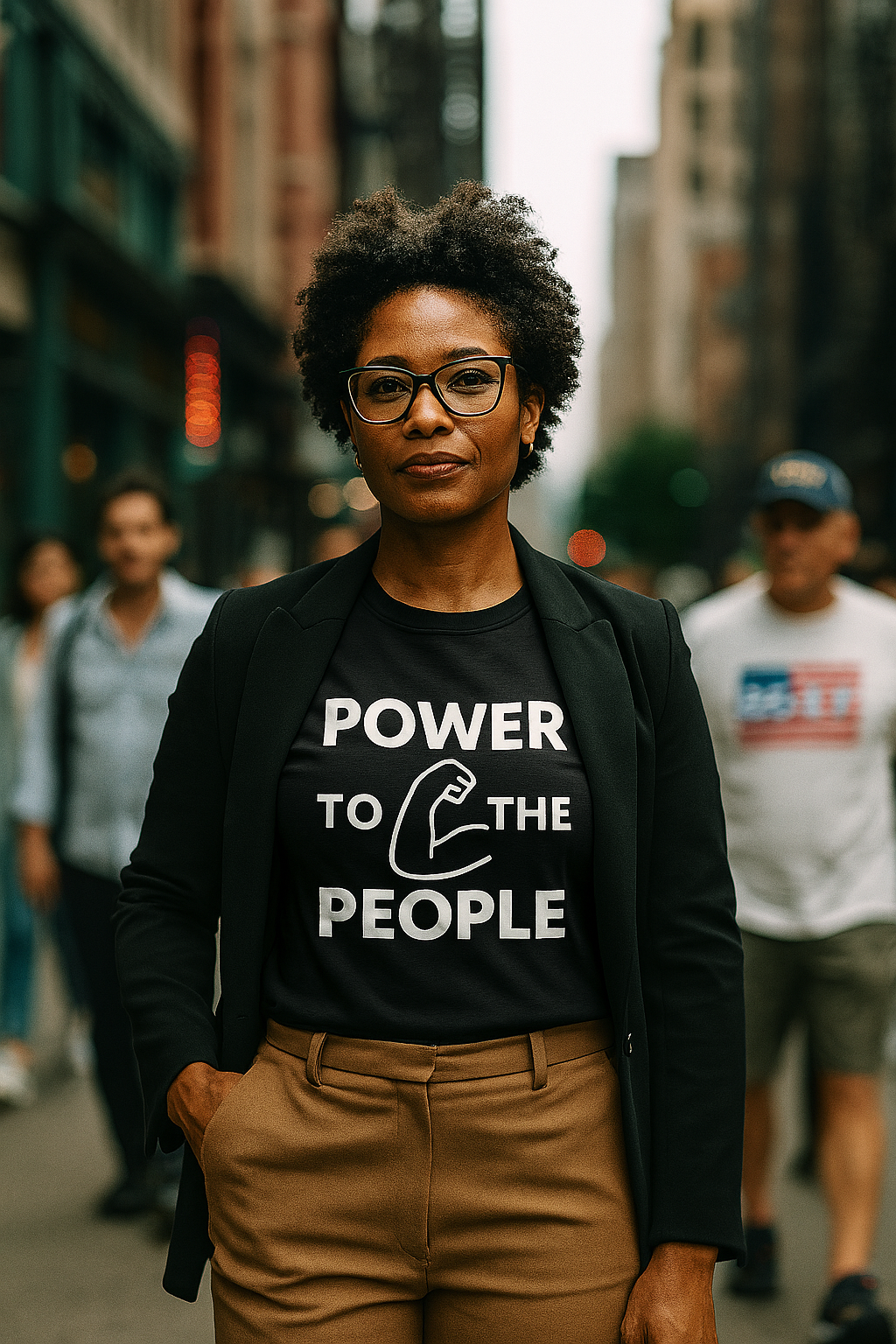 Power to the People Tee — Flex Edition