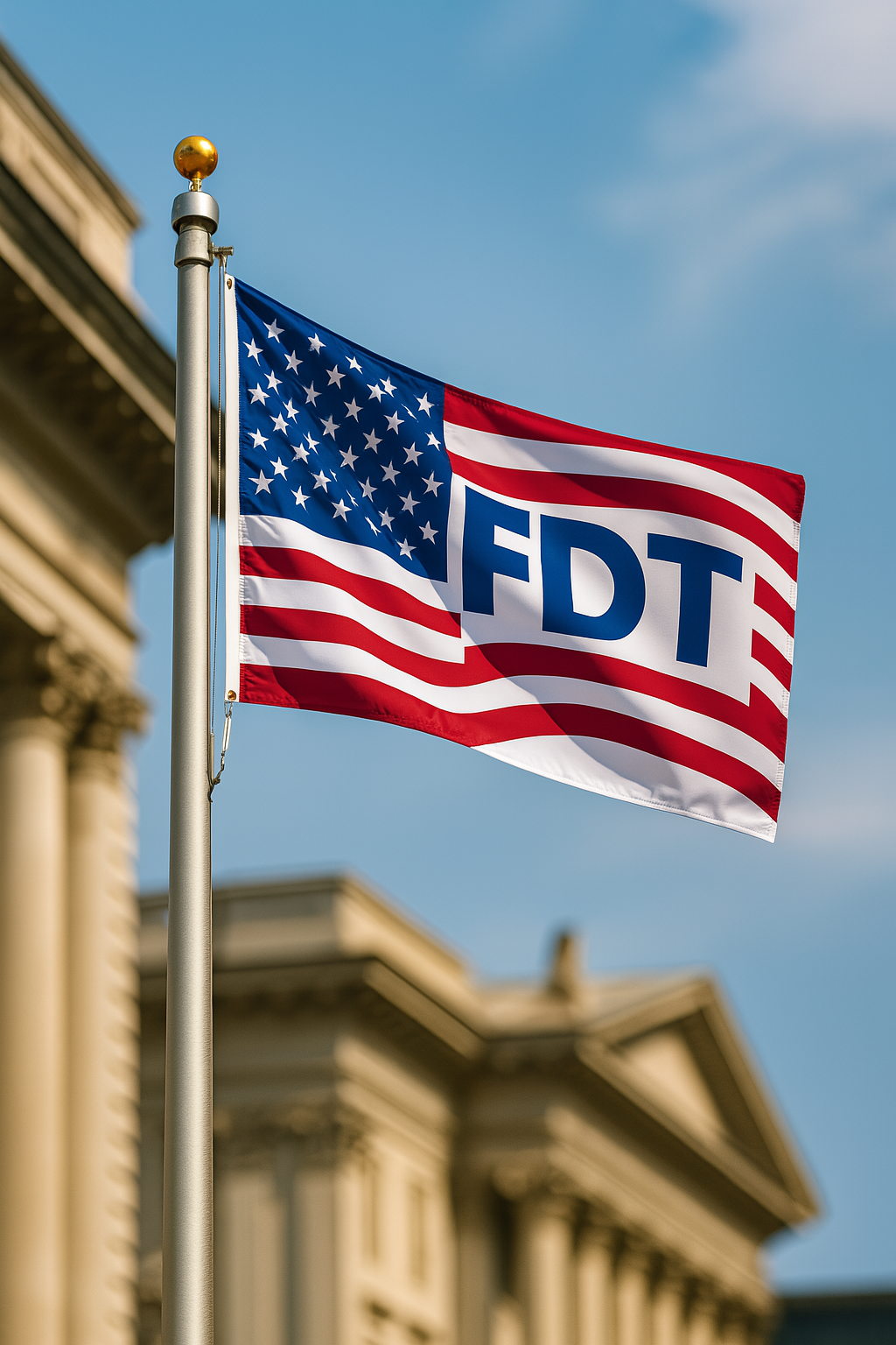 FDT Political Protest Statement Flag - FDT Edition